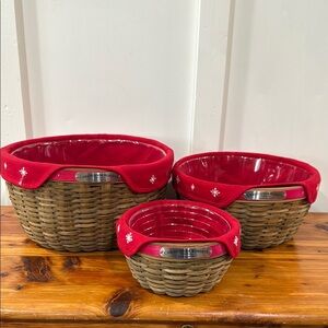 Christopher Roberts Designs Limited Edition Set of 3 Nesting Baskets